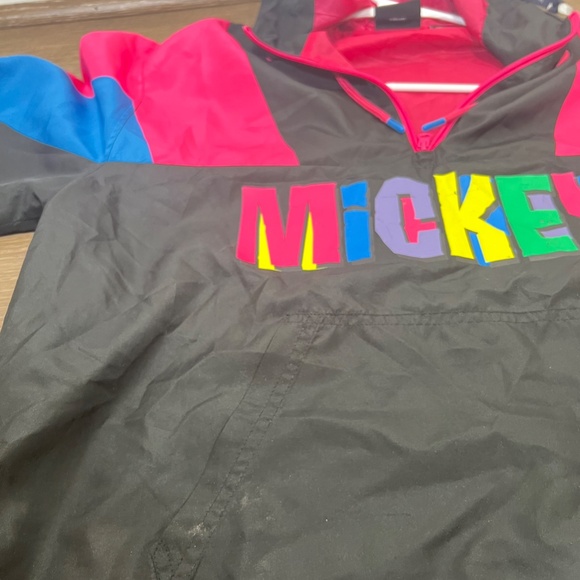 Vintage Disney Mickey 90's Retro Pull-Over Windbreaker size S - Picture 11 of 11
